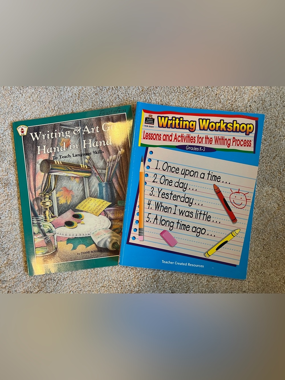 Writing Workshop Lessons and Writing and Art Go Hand in Hand Books